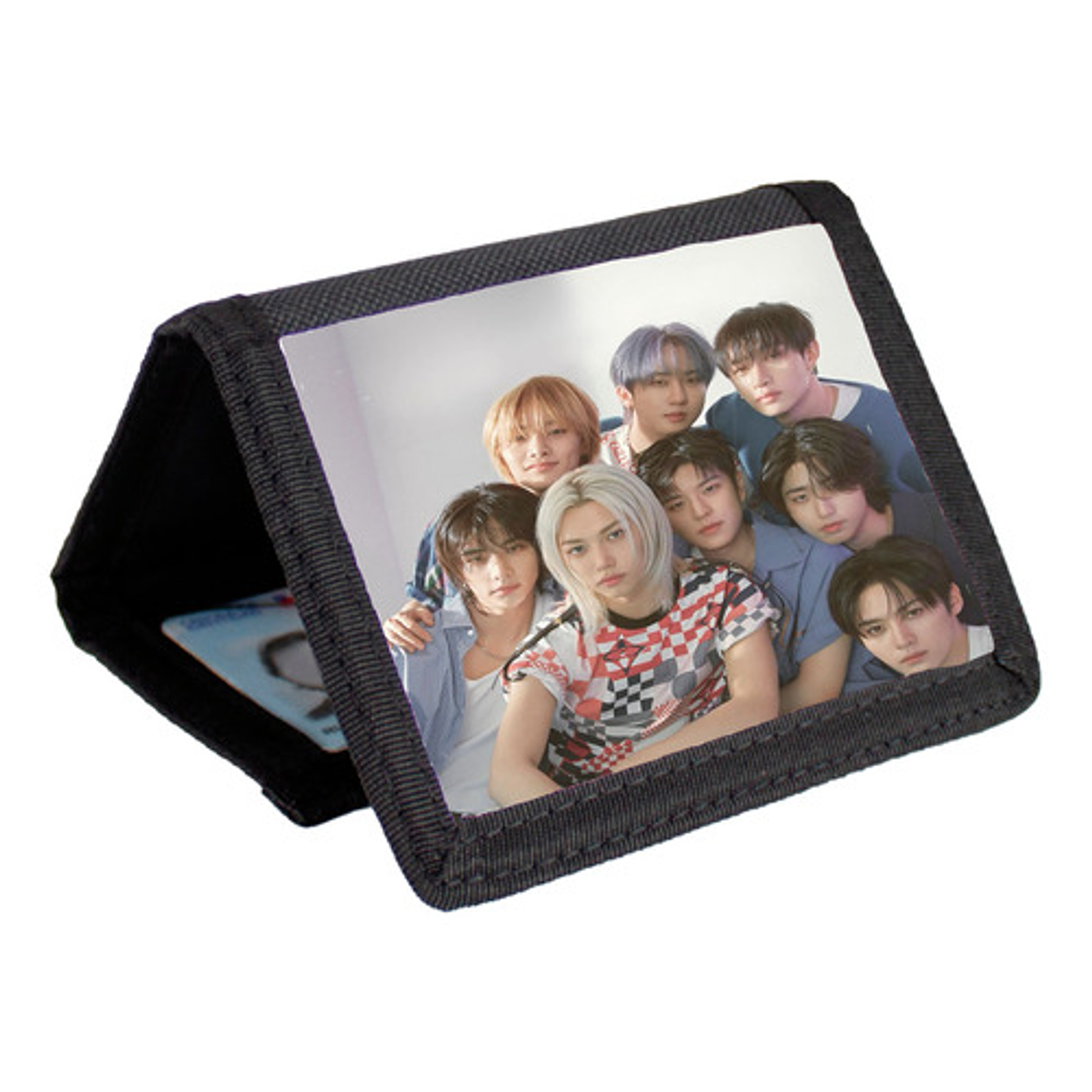 Billetera Tarjetero Música Stray Kids K - Pop Velcro Unisex 1