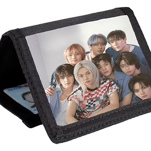 Billetera Tarjetero Música Stray Kids K - Pop Velcro Unisex