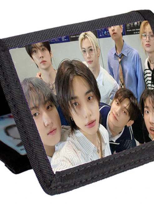 Billetera Tarjetero Música Stray Kids K - Pop Velcro Unisex 5
