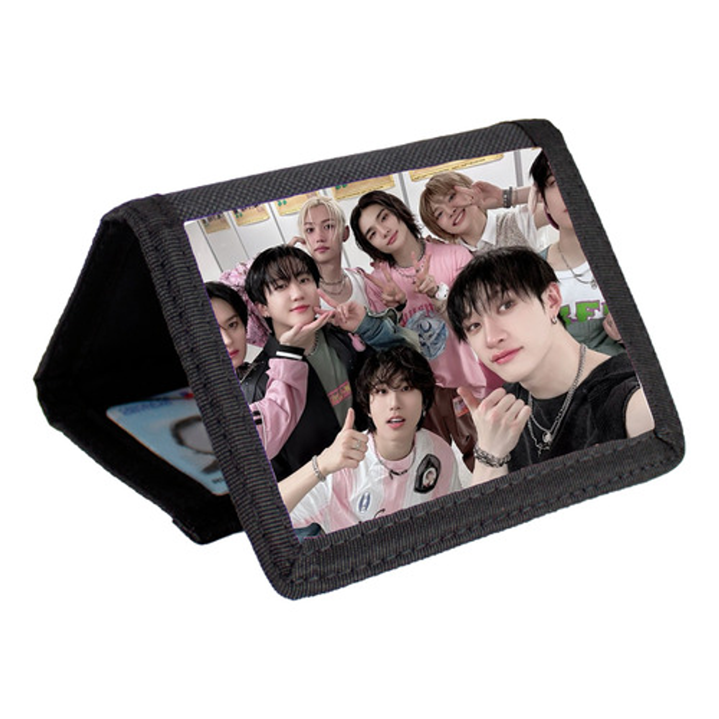 Billetera Tarjetero Stray Kids K-pop Diseños Velcro Grafimax 1