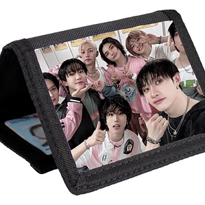 Billetera Tarjetero Stray Kids K-pop Diseños Velcro Grafimax