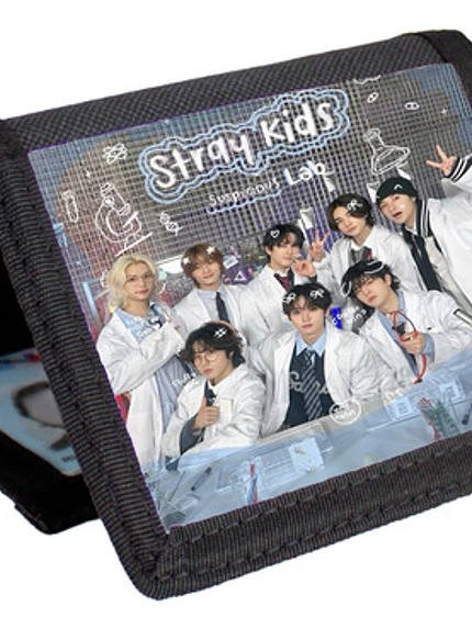 Billetera Tarjetero Stray Kids K-pop Diseños Velcro Grafimax 5