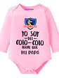 Body bebé Pilucho Papá Soy Del Colo Colo Ml Grafimax - Miniatura 5