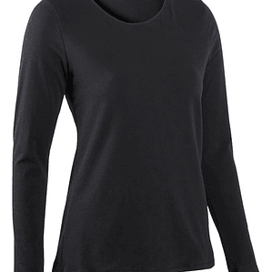 Camiseta Manga Larga De Mujer Polera 100% Algodón Grafimax 