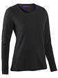 Camiseta Manga Larga De Mujer Polera 100% Algodón Grafimax  - Miniatura 1