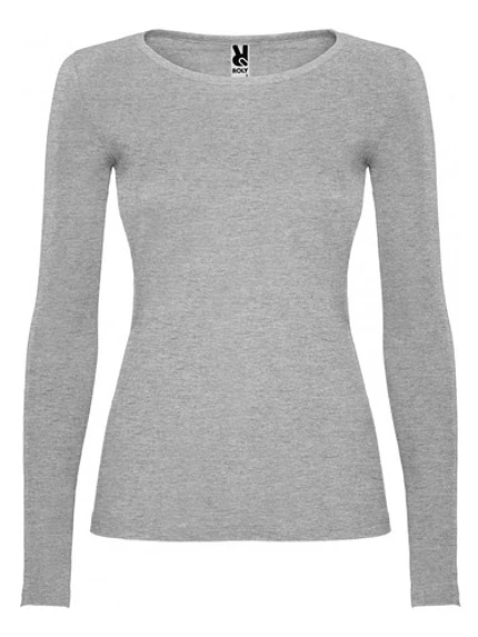 Camiseta Manga Larga De Mujer Polera 100% Algodón Grafimax  4