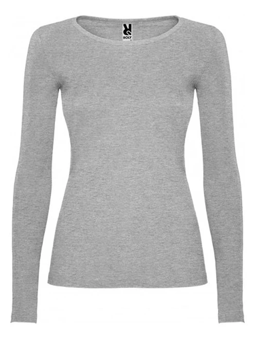 Camiseta Manga Larga De Mujer Polera 100% Algodón Grafimax  9