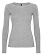 Camiseta Manga Larga De Mujer Polera 100% Algodón Grafimax  - Miniatura 9