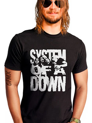 Polera System Of A Down Rock Música Grafimax