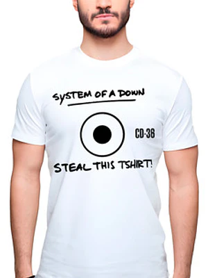 Polera System Of A Down Steal This Tshirt! Rock Música Grafimax