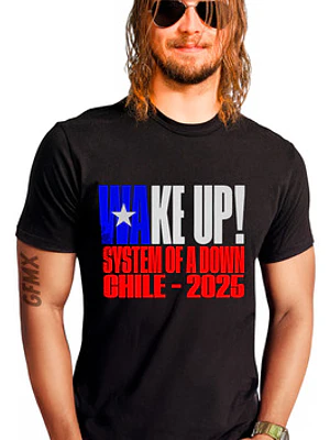 Polera System Of A Down Wake Up! Rock Música Grafimax