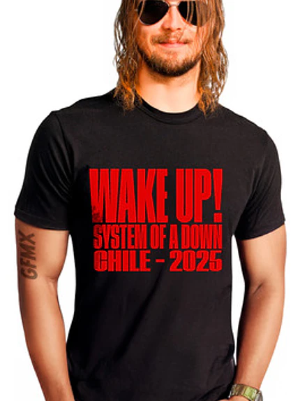 Polera System Of A Down Wake Up! Rock Música Grafimax 7
