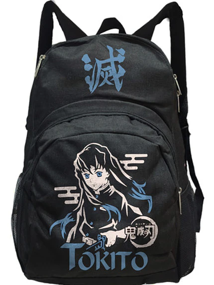 Mochila Tokito Demon Slayer Kimetsu  20l Anime Grafimax 1