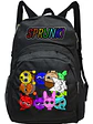 Mochila Sprunki Personajes Impermeable Escolar 20 L Grafimax - Miniatura 1
