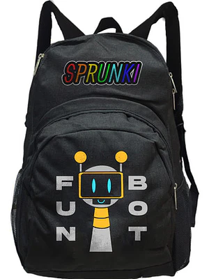 Mochila Sprunki Fun Bot Impermeable Escolar 20 L Grafimax