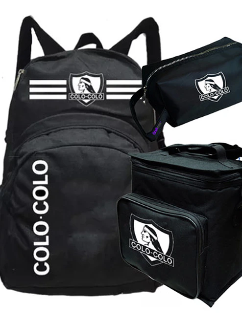 Mochila Colo Colo Pack Lonchera Estuche Escolar Grafimax 1
