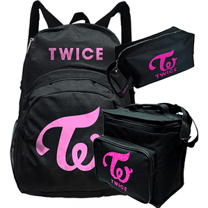 Pack Twice K - Pop Música Mochila Lonchera Estuche Grafimax