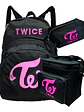 Pack Twice K - Pop Música Mochila Lonchera Estuche Grafimax - Miniatura 1
