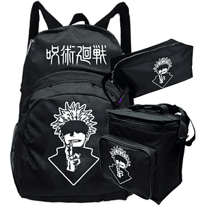 Pack Jujutsu Satoru Gojo Mochila Lonchera Estuche Grafimax