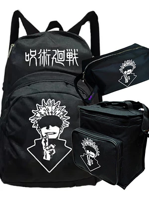 Pack Jujutsu Satoru Gojo Mochila Lonchera Estuche Grafimax