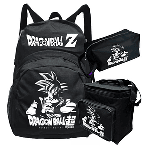 Pack Dragon Ball Super Mochila Lonchera Estuche Grafimax