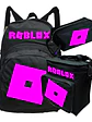 Pack Roblox Logo Rojo Mochila Lonchera Estuche Grafimax - Miniatura 6
