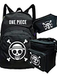 Mochila One Piece Skull Pack Estuche Lonchera Grafimax - Miniatura 1