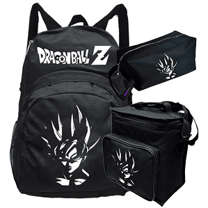 Mochila Goku Dragon Ball Z Pack Estuche Lonchera Grafimax
