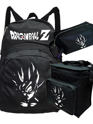 Mochila Goku Dragon Ball Z Pack Estuche Lonchera Grafimax