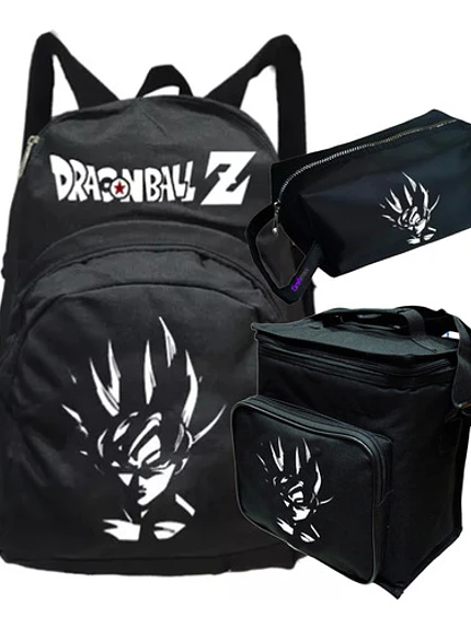 Mochila Goku Dragon Ball Z Pack Estuche Lonchera Grafimax 1