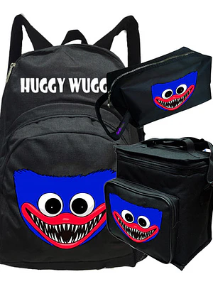 Mochila Huggy Wuggy Juegos Pack Estuche Lonchera Grafimax