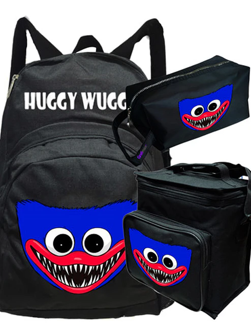 Mochila Huggy Wuggy Juegos Pack Estuche Lonchera Grafimax 1