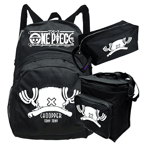 Mochila Chopper Tony Tony Pack Lonchera Estuche Grafimax