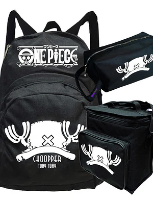 Mochila Chopper Tony Tony Pack Lonchera Estuche Grafimax