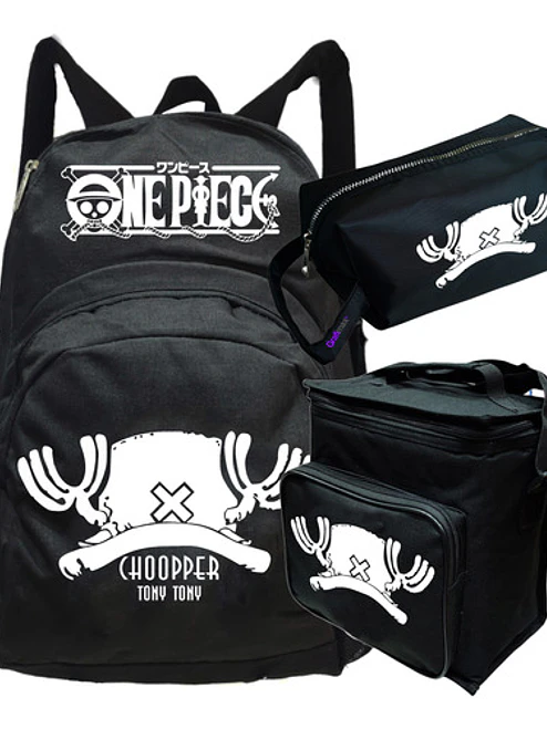 Mochila Chopper Tony Tony Pack Lonchera Estuche Grafimax 1