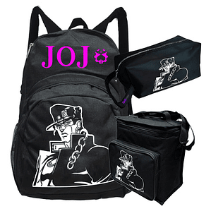 Mochila Jojo's Bizarre Pack Lonchera Estuche Grafimax