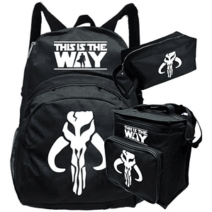 Pack The Way Mandalorian Mochila Lonchera Estuche Grafimax