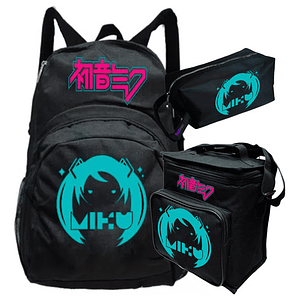 Mochila Hatsune Miku J - Pop Pack Lonchera Estuche Grafimax