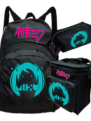 Mochila Hatsune Miku J - Pop Pack Lonchera Estuche Grafimax