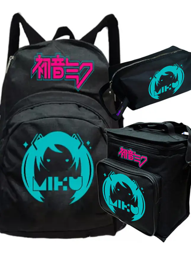 Mochila Hatsune Miku J - Pop Pack Lonchera Estuche Grafimax 1