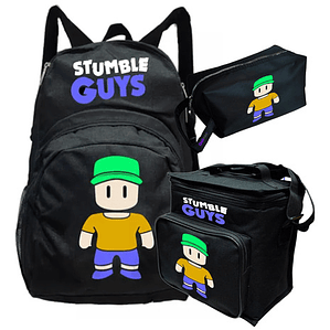 Pack Stumble Guys Games Mochila Lonchera Estuche Grafimax