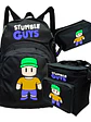 Pack Stumble Guys Games Mochila Lonchera Estuche Grafimax - Miniatura 1