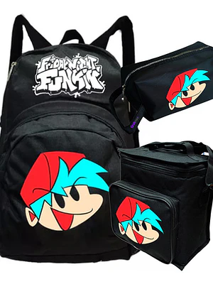 Pack Friday Night Funkin Mochila Lonchera Estuche Grafimax
