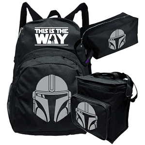 Pack Mandalorian The Way Mochila Lonchera Estuche Grafimax