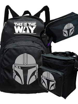 Pack Mandalorian The Way Mochila Lonchera Estuche Grafimax