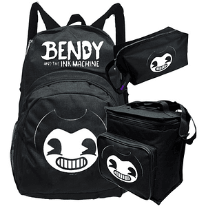 Mochila Bendy And The Ink Pack Lonchera Estuche Grafimax