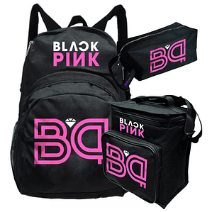 Mochila Blackpink Bp K - Pop Pack Lonchera Estuche Grafimax