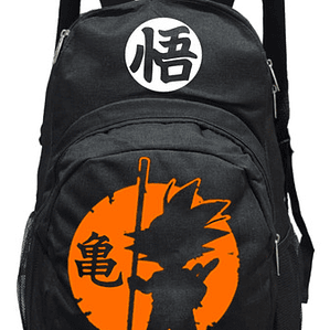 Mochila Goku Pequeño Silueta Dragon Ball Anime Grafimax