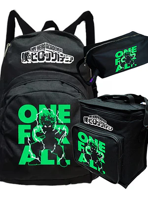 Mochila Boku No Hero Anime Pack Lonchera Estuche Grafimax