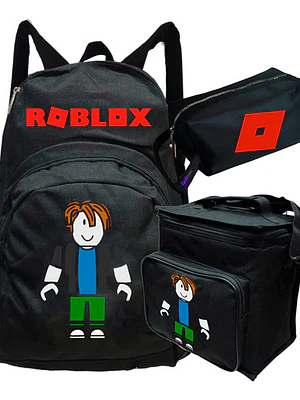 Mochila Roblox Videogames Pack Lonchera Estuche Grafimax